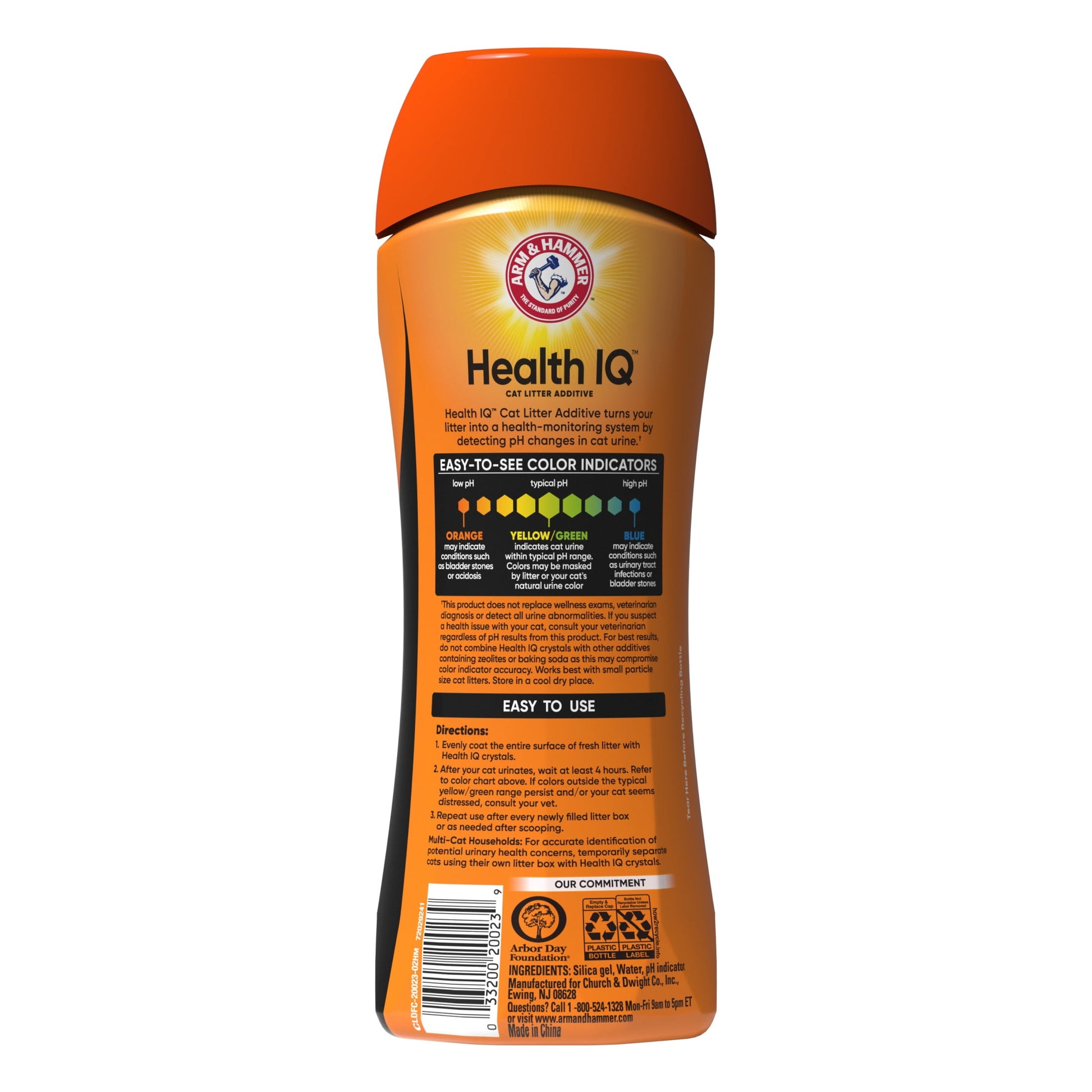 Health IQ Cat Litter Additive, with Color Changing Health Indicators, 6.5 Oz