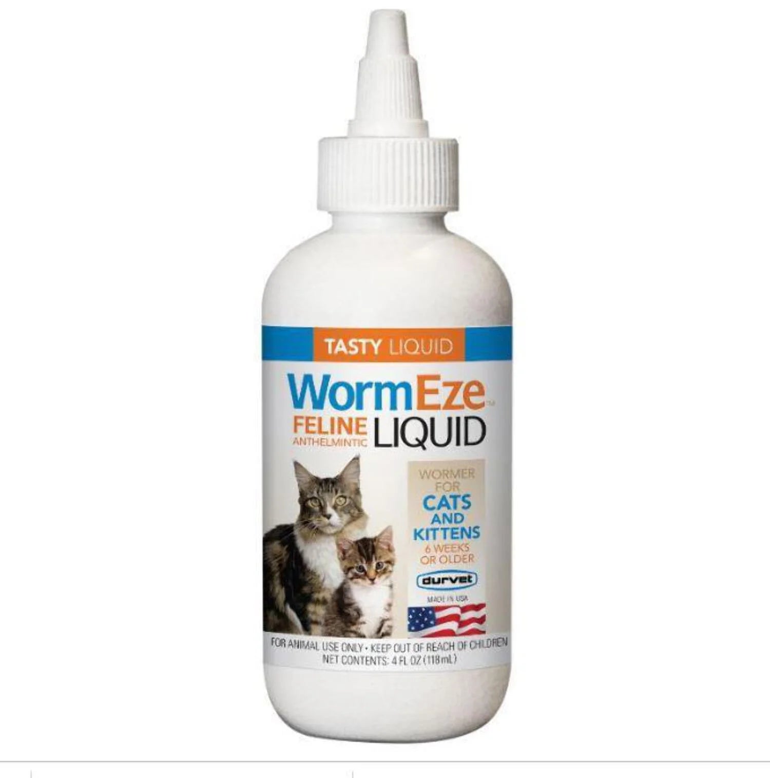 Wormeze Cats and Kittens Dewormer - Liquid 4 Fl Oz